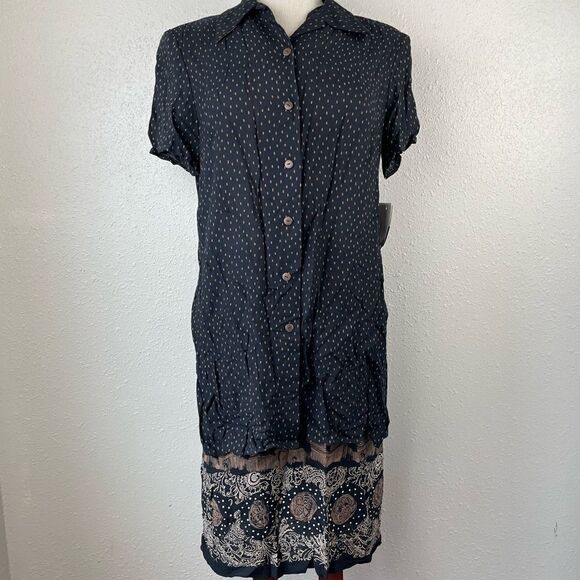 NWT Liz Claiborne Matching Button Down Shirt and Skirt Size 8 - Picture 1 of 15